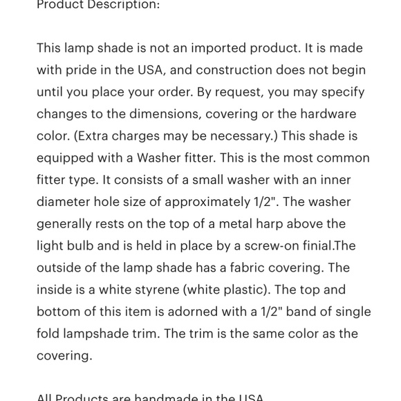 NEW - White Linen Lampshades - Picture 4 of 4